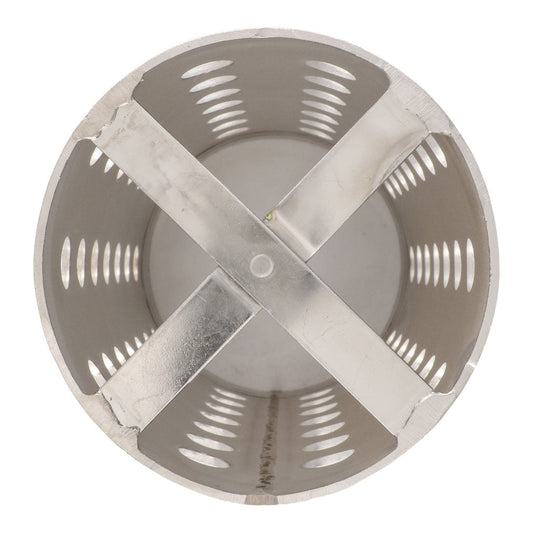 Perforated Stainless Steel Casting Flasks (4" x 8 1/2", Flanged) - Large