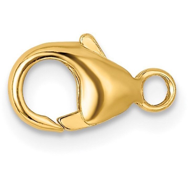 Lobster Claw, 14k Gold Filled Clasp for Permanent Jewelry, 9x5mm, YG - Clay Revolution