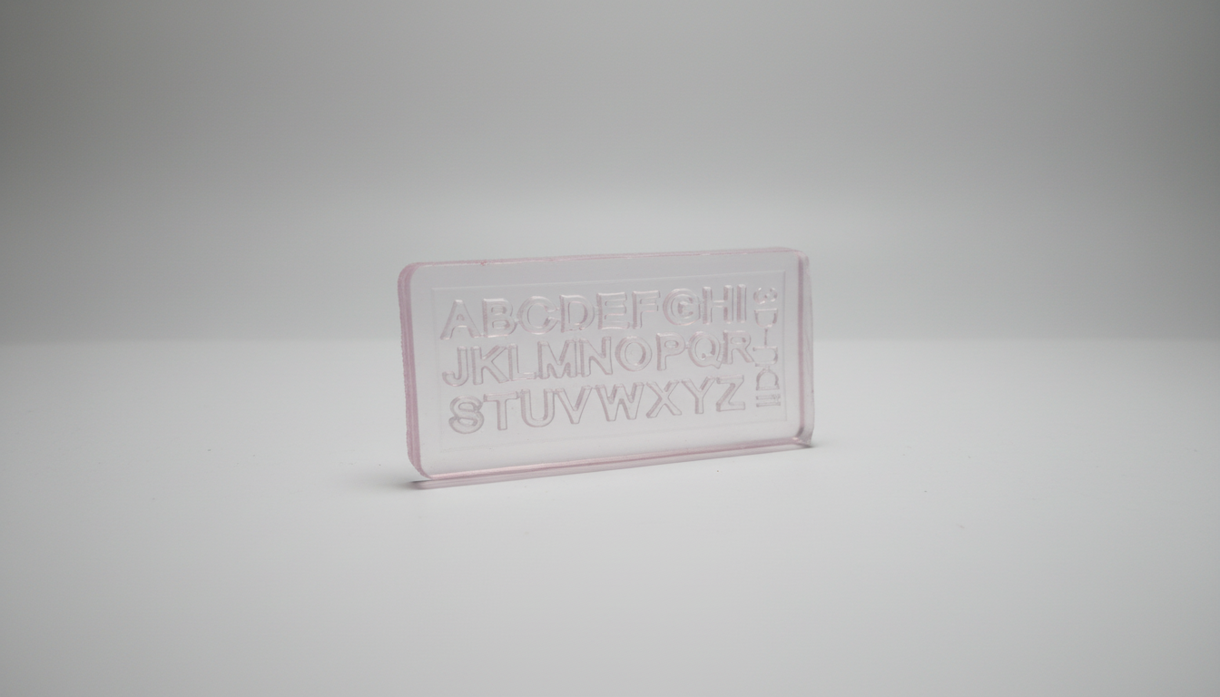Capitalized Alphabet Mini Mold