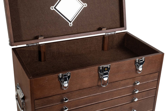 Dark Oak 5-Drawer Top Chest - Gerstner International, GI-T20-D