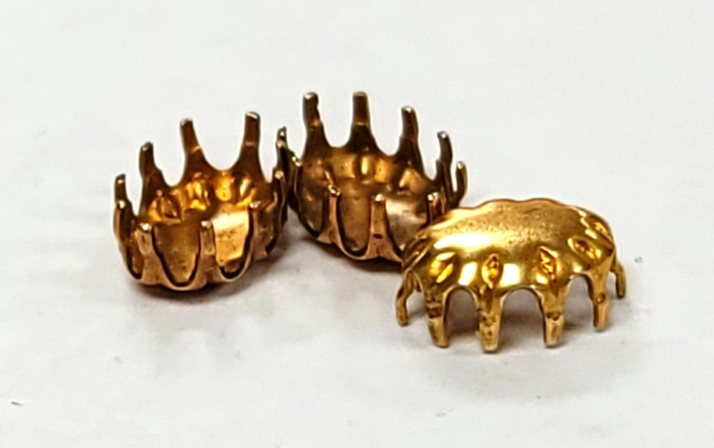 Brass Oval Bezels - Clay Revolution