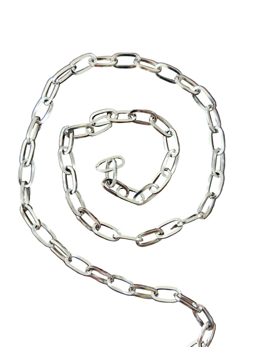 Chain: Stainless Steel Paperclip