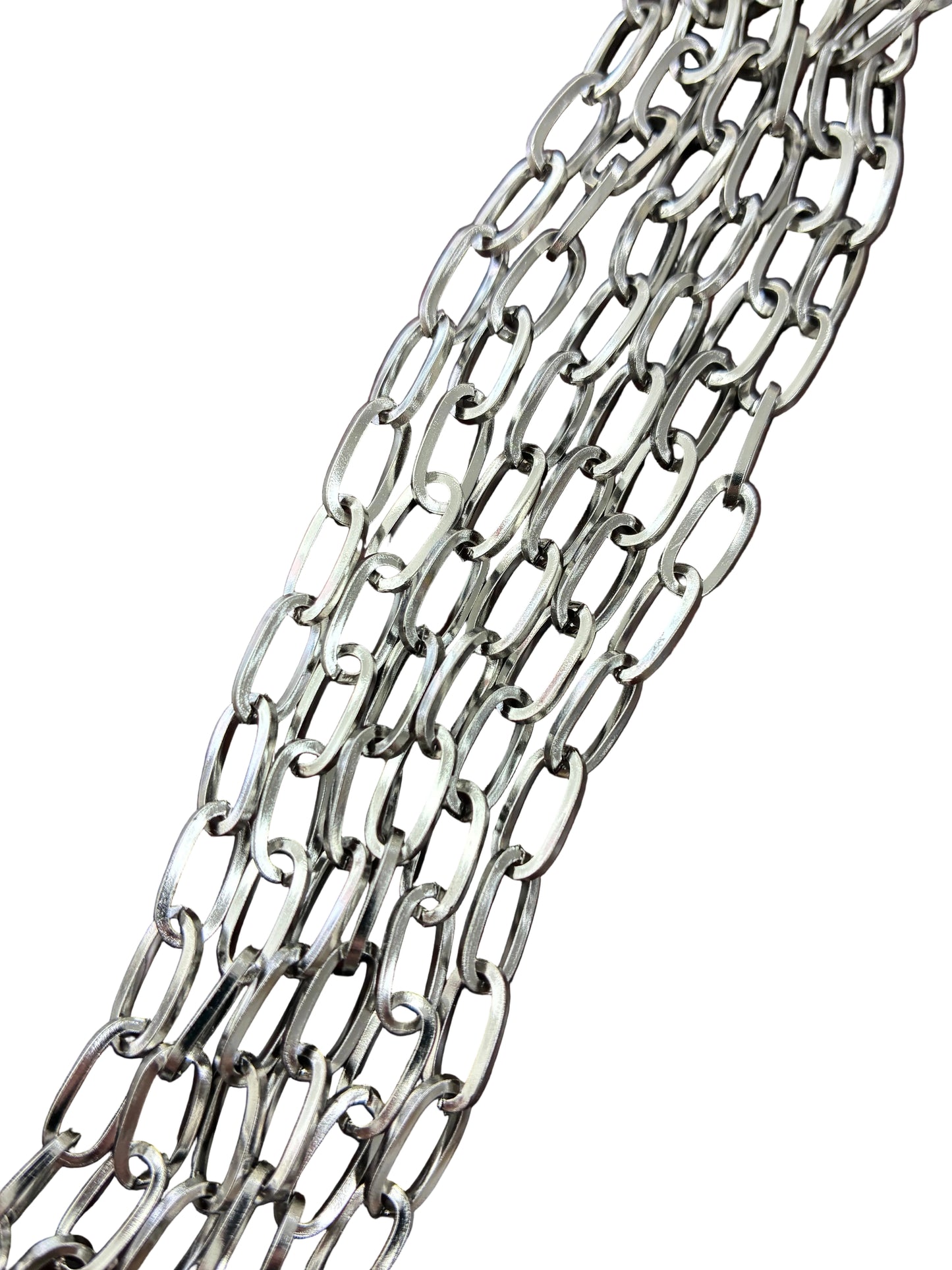Chain: Stainless Steel Paperclip
