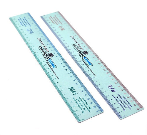 Metric Shrink Ruler (Double-Sided, Sold Individually)
