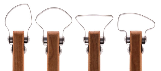 4-Piece Extra-Large Trimming Tools Set 1 - Clay Revolution