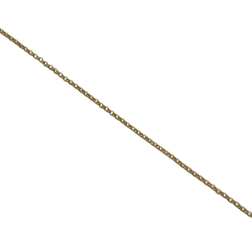Chain: Gold-Plated Rolo 1mm