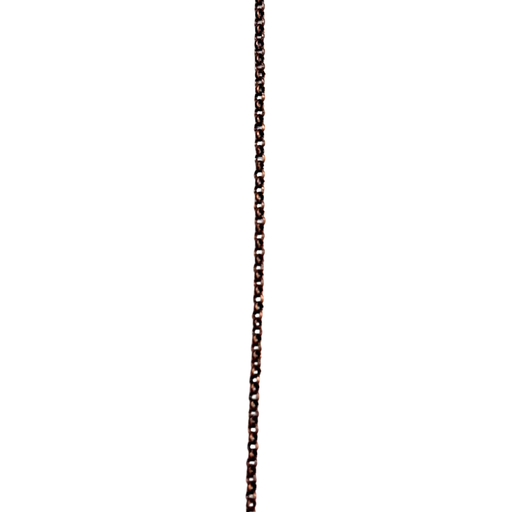 Chain: Antique Copper Plated Rolo 1mm