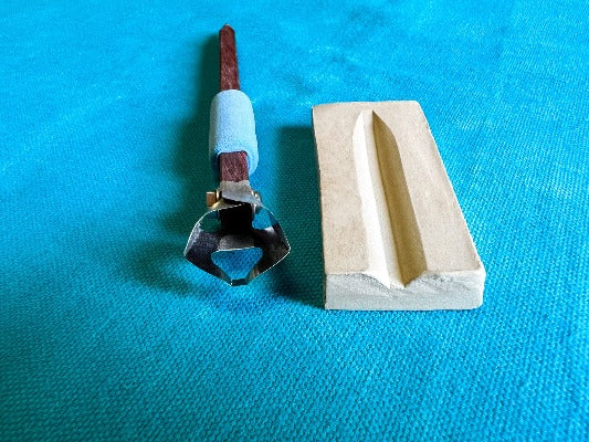 X3 3 mm Square Fluting Tool - Clay Revolution