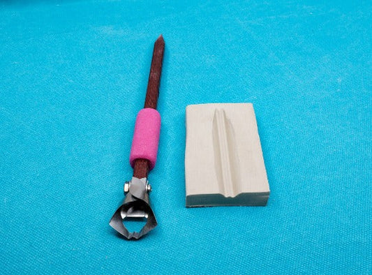 X8 Double U Fluting Tool - Clay Revolution