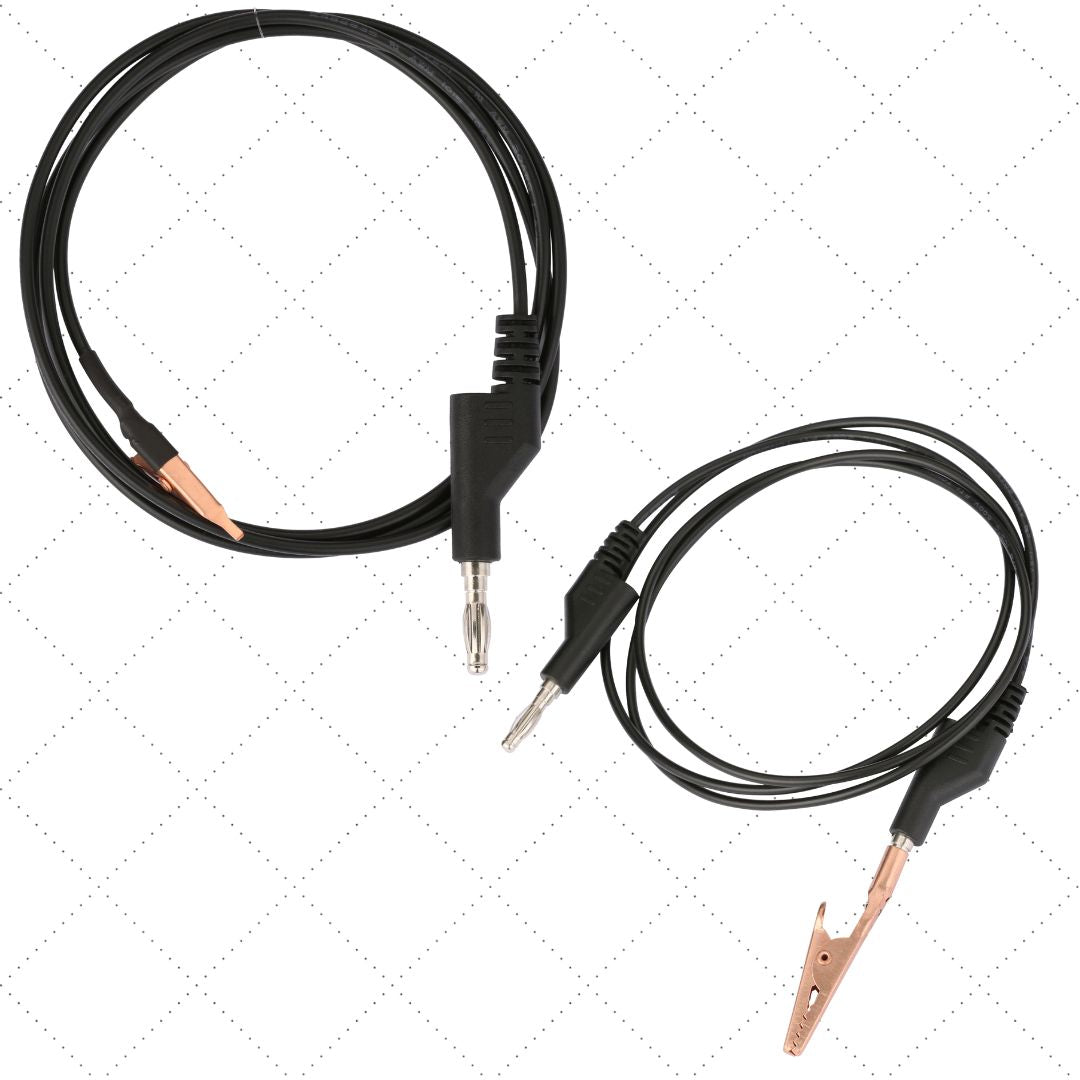 Grounding Clip on 3' Cord for Pulse Arc Welder, Alligator and Precision Style for Permanent Jewelry - Clay Revolution