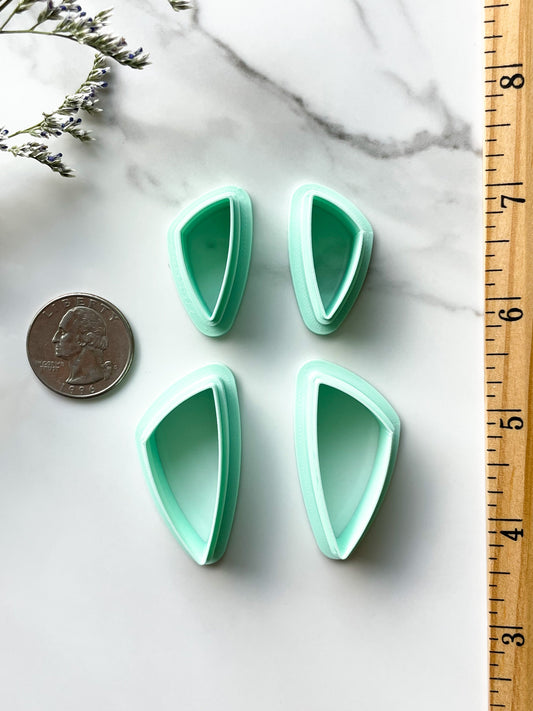 Mirrored Statement Stud Cutter Set (4 pack) - Clay Revolution