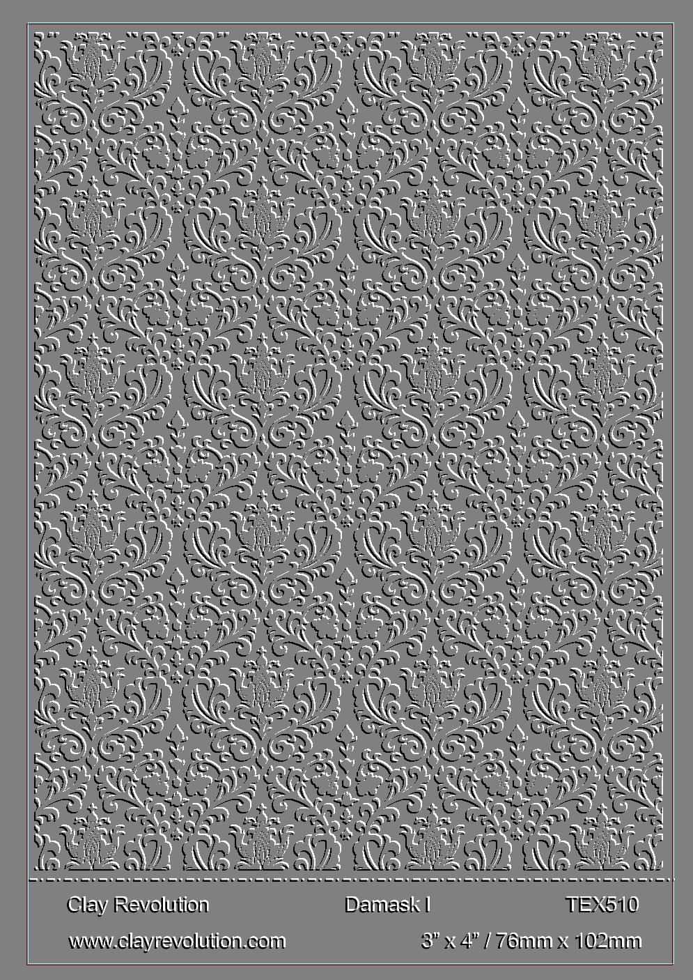 Damask Texture Sheet - ClayRevolution