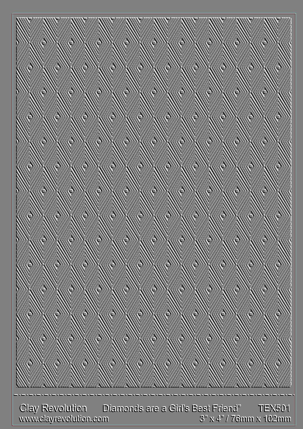 Diamonds Are A Girl's Best Friend Texture Sheet - ClayRevolution