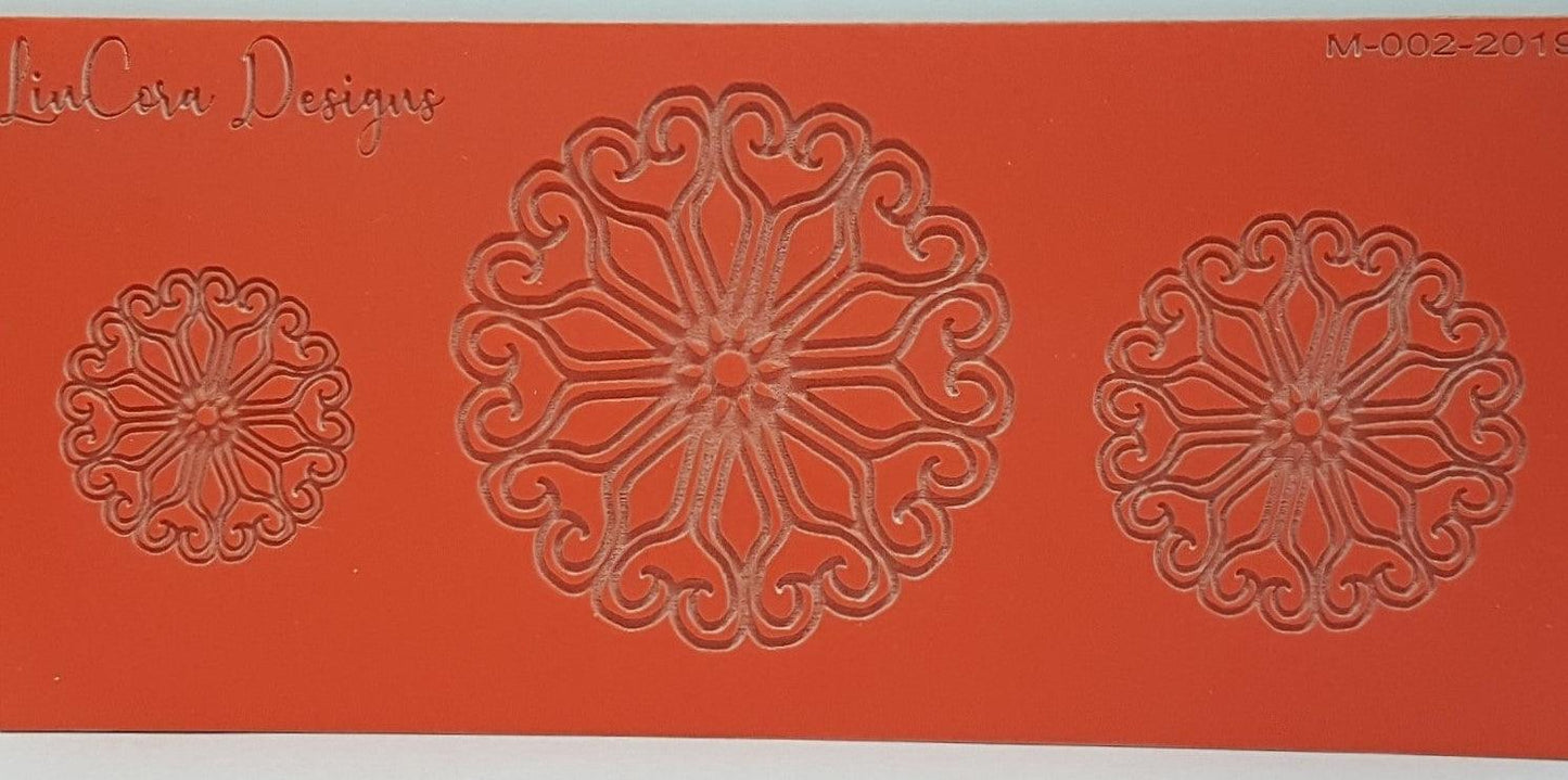 LinCora Mandala Texture Mat 002 - ClayRevolution