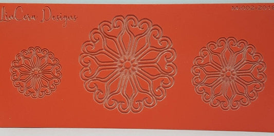 LinCora Mandala Texture Mat 002 - ClayRevolution