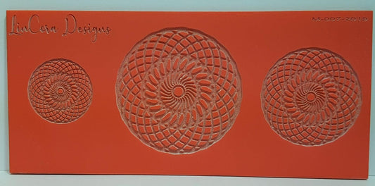 LinCora Mandala Texture Mat 007 - ClayRevolution