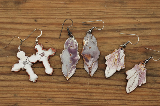 Overfired Enamel Earrings with Deb Mauser Madison NC February 27, 2026 - Clay Revolution