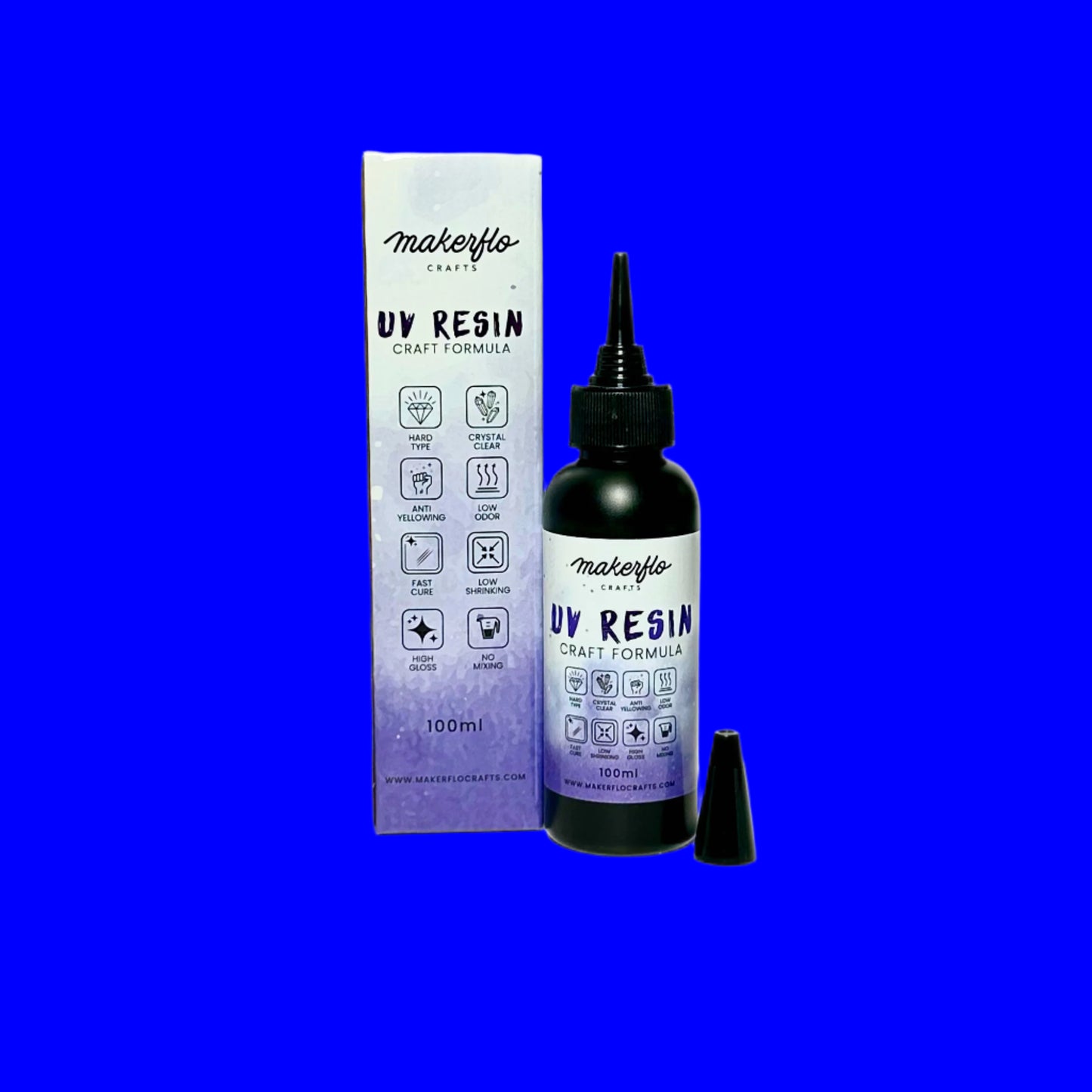 MakerFlo UV Resin 100ml - Clay Revolution