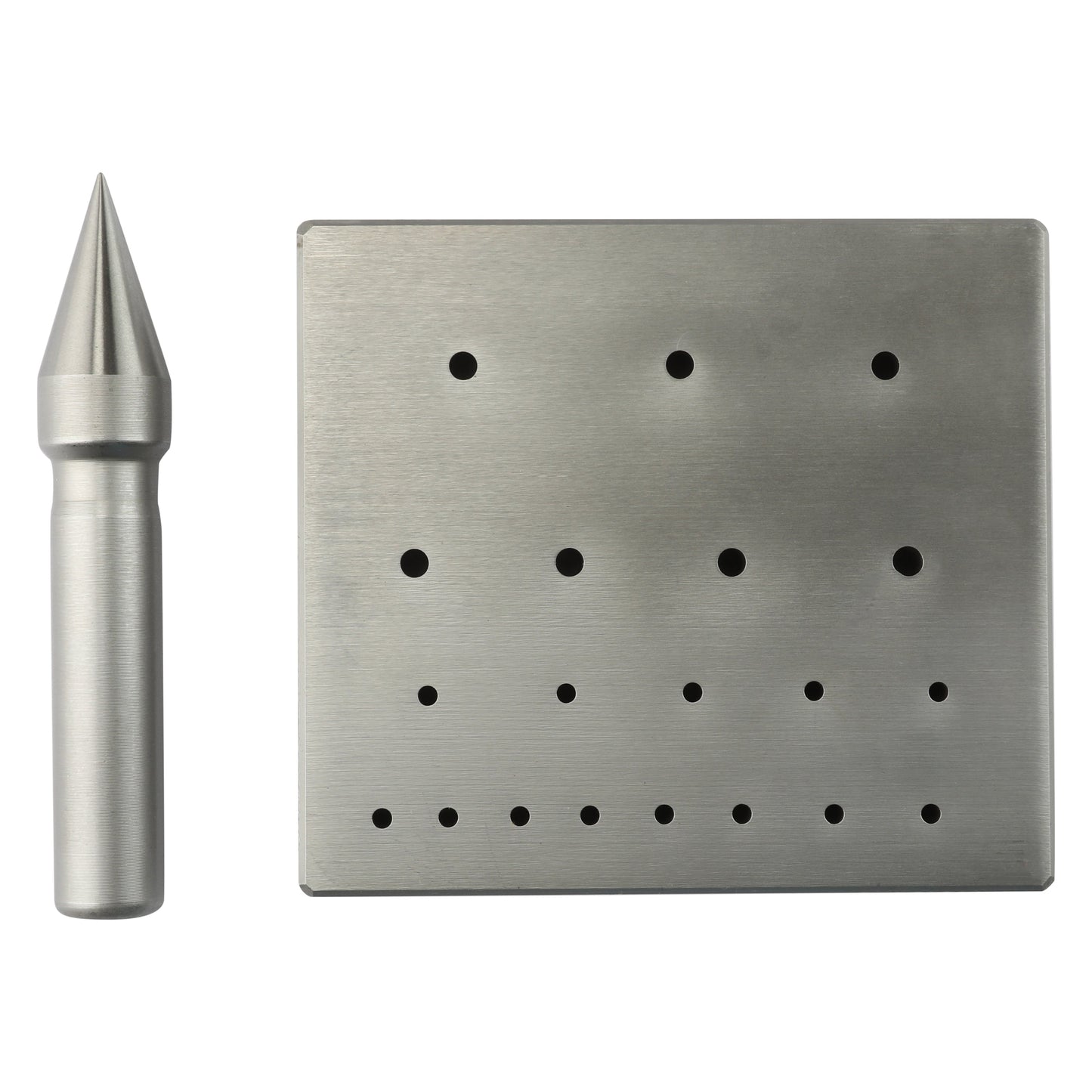 Round Bezel Forming Block, 20 holes, 17° Taper, 5mm - 20mm Diameter - Clay Revolution