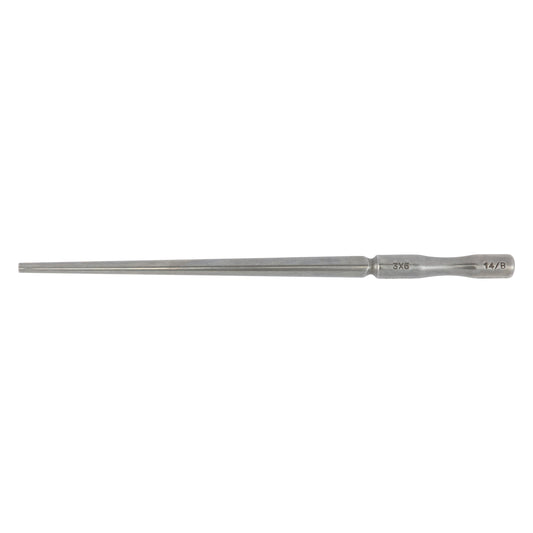 Small Oval Forming Mandrel, 8x10mm - 3x5mm, Hardened Steel - Clay Revolution