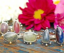 Cargar imagen en el visor de la galería, "Rosy Revolver" Flat Back, Open Ring, Forming Mandrel