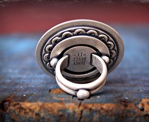 "Rosy Revolver" Flat Back, Open Ring, Forming Mandrel - Clay Revolution