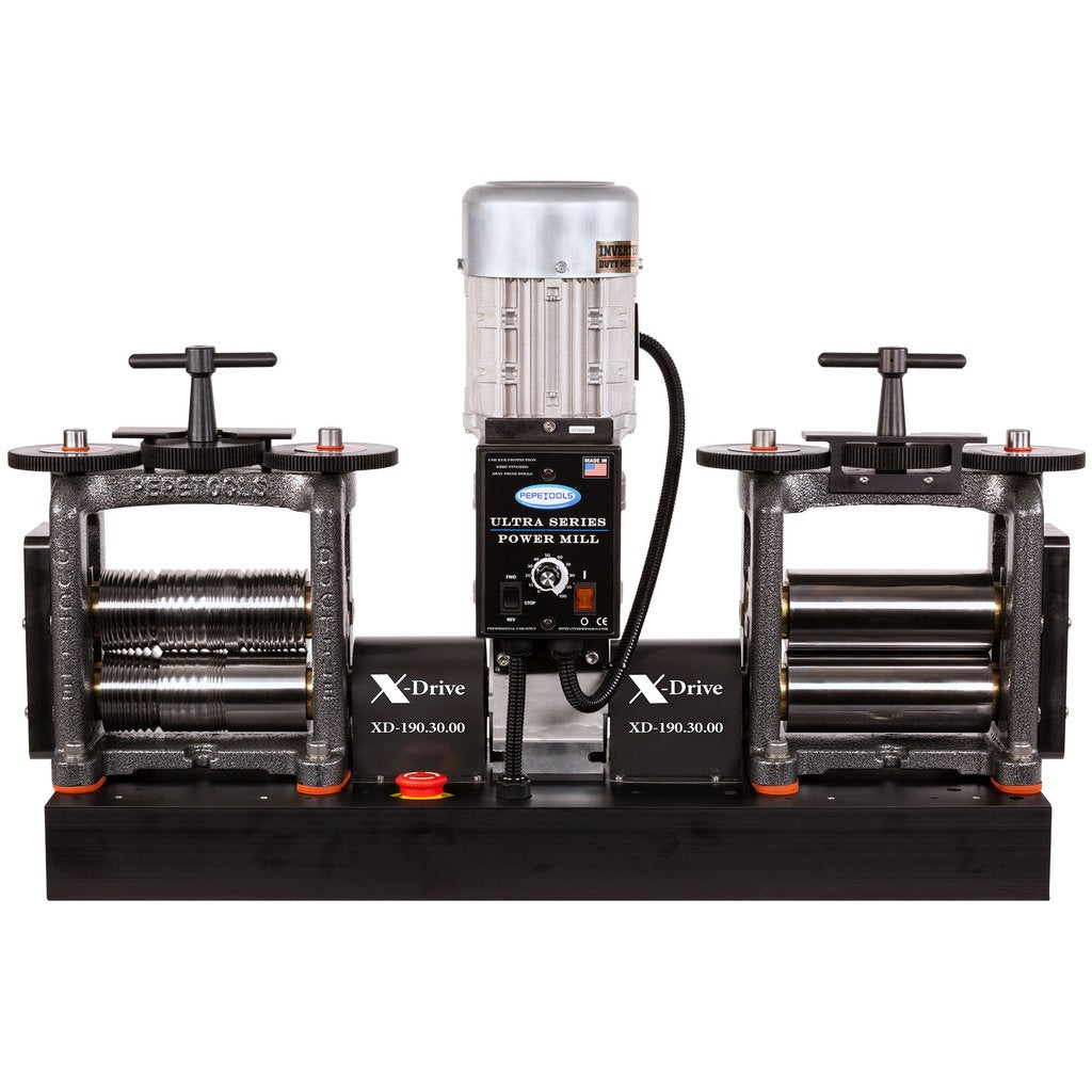 160MM Double Ultra Series X-Drive Electric Rolling Mill (All Wire + Flat) - Clay Revolution