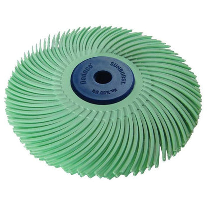 Dedeco® Sunburst® 3" 3-Ply Radial Bristle Disc Assortment - Clay Revolution
