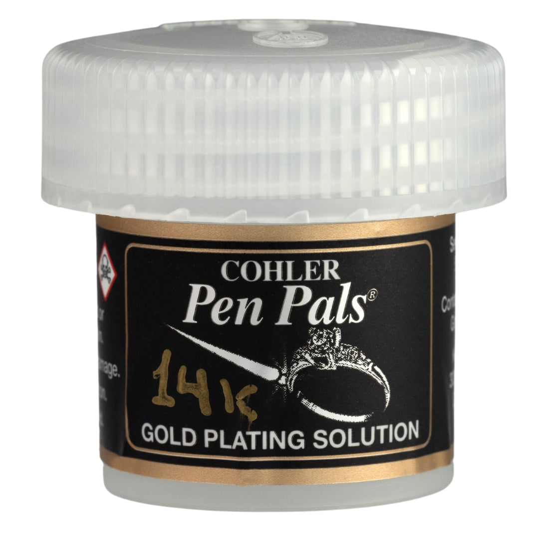 Cohler Gold Pen Plating Solution, 1oz jar, by Krohn Industries - Clay Revolution