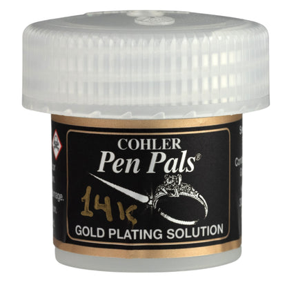Cohler Gold Pen Plating Solution, 1oz jar, by Krohn Industries - Clay Revolution