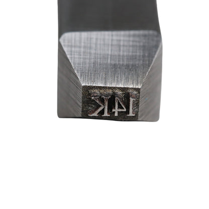Jewelers Metal Stamp, Hardened Steel, Hallmarking - Clay Revolution