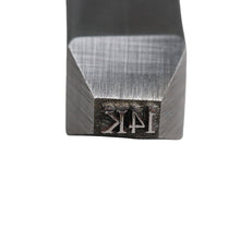 Cargar imagen en el visor de la galería, Jewelers Metal Stamp, Hardened Steel, Hallmarking