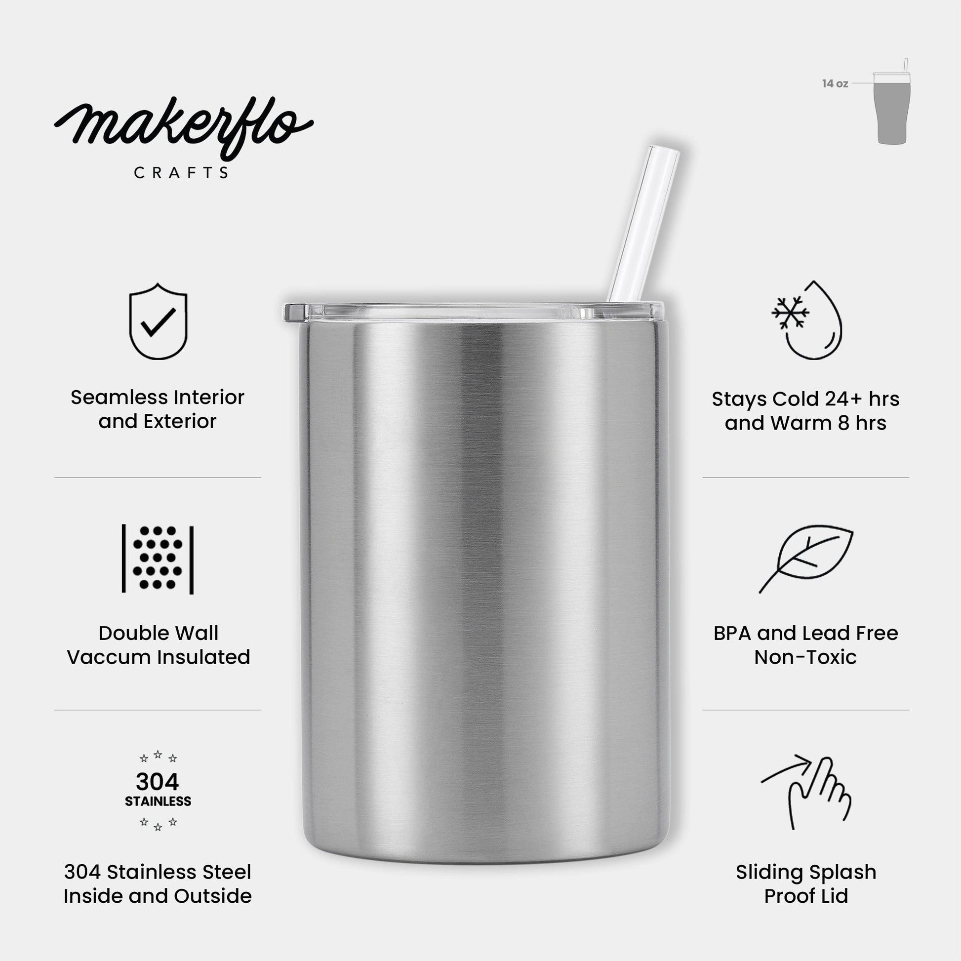 14oz Thick Tumbler - Clay Revolution
