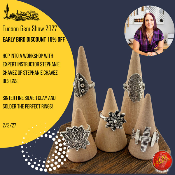 Sintered & Soldered: Rings Reimagined with Stephanie Chavez 2-3-27 Tucson