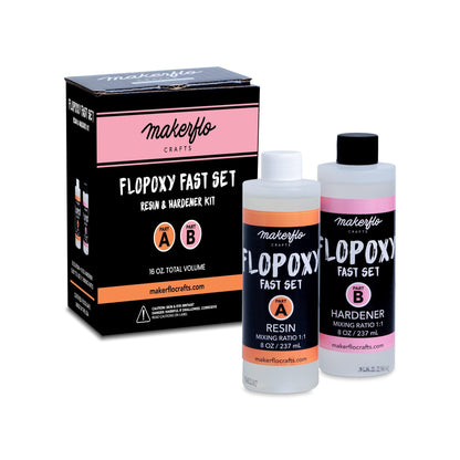 Flopoxy Fast Set Resin + Hardener Epoxy - Clay Revolution