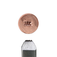 Cargar imagen en el visor de la galería, Jewelers Metal Stamp, Hardened Steel, Hallmarking