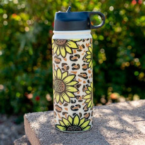 18oz Hydro Water Bottle (2 Lids)