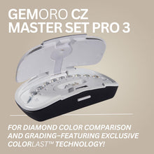 Cargar imagen en el visor de la galería, CZ Master Set Pro 2 1.00CT Stone Set (With Organizing Case) by GEMORO