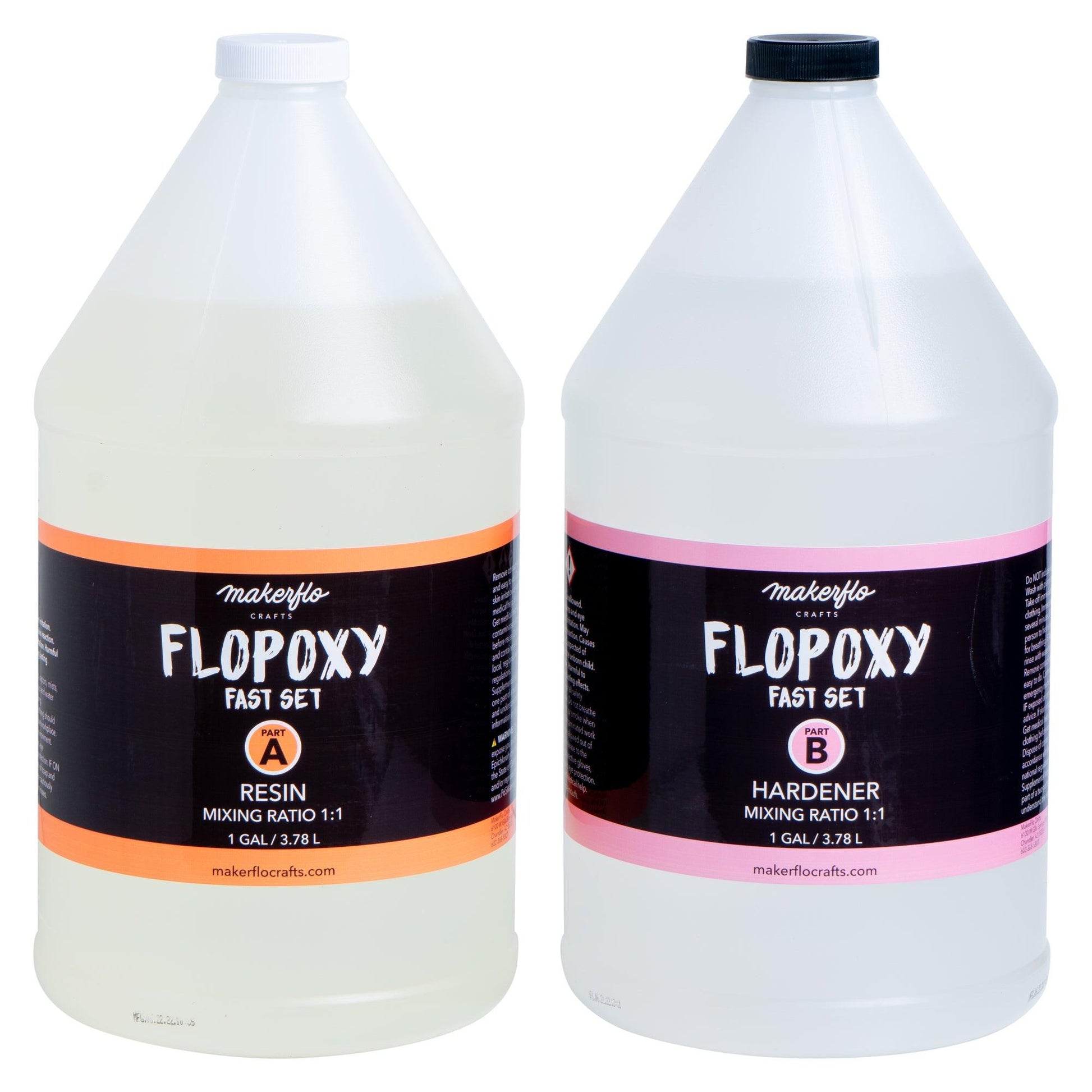 Flopoxy Fast Set Resin + Hardener Epoxy - Clay Revolution
