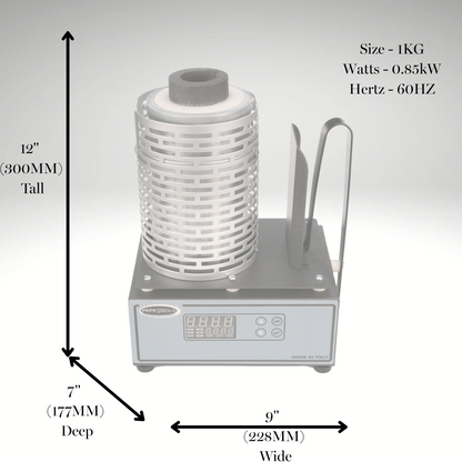Tilt-Pour Electro-Melt Furnace for Silver, Gold, and more - Clay Revolution