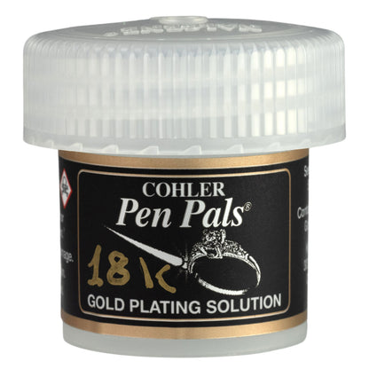 Cohler Gold Pen Plating Solution, 1oz jar, by Krohn Industries - Clay Revolution