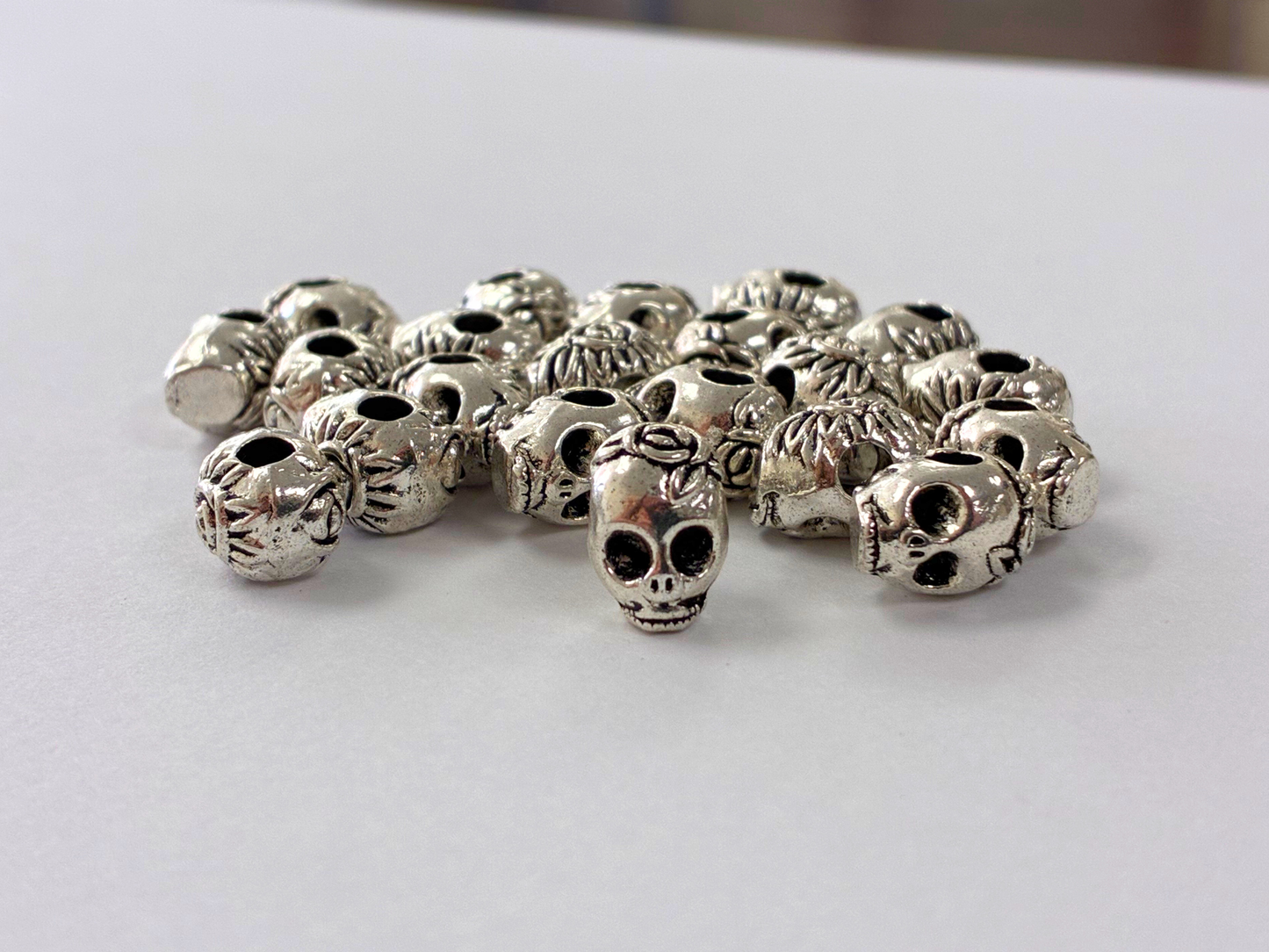 Sugar Skull Bead Findings