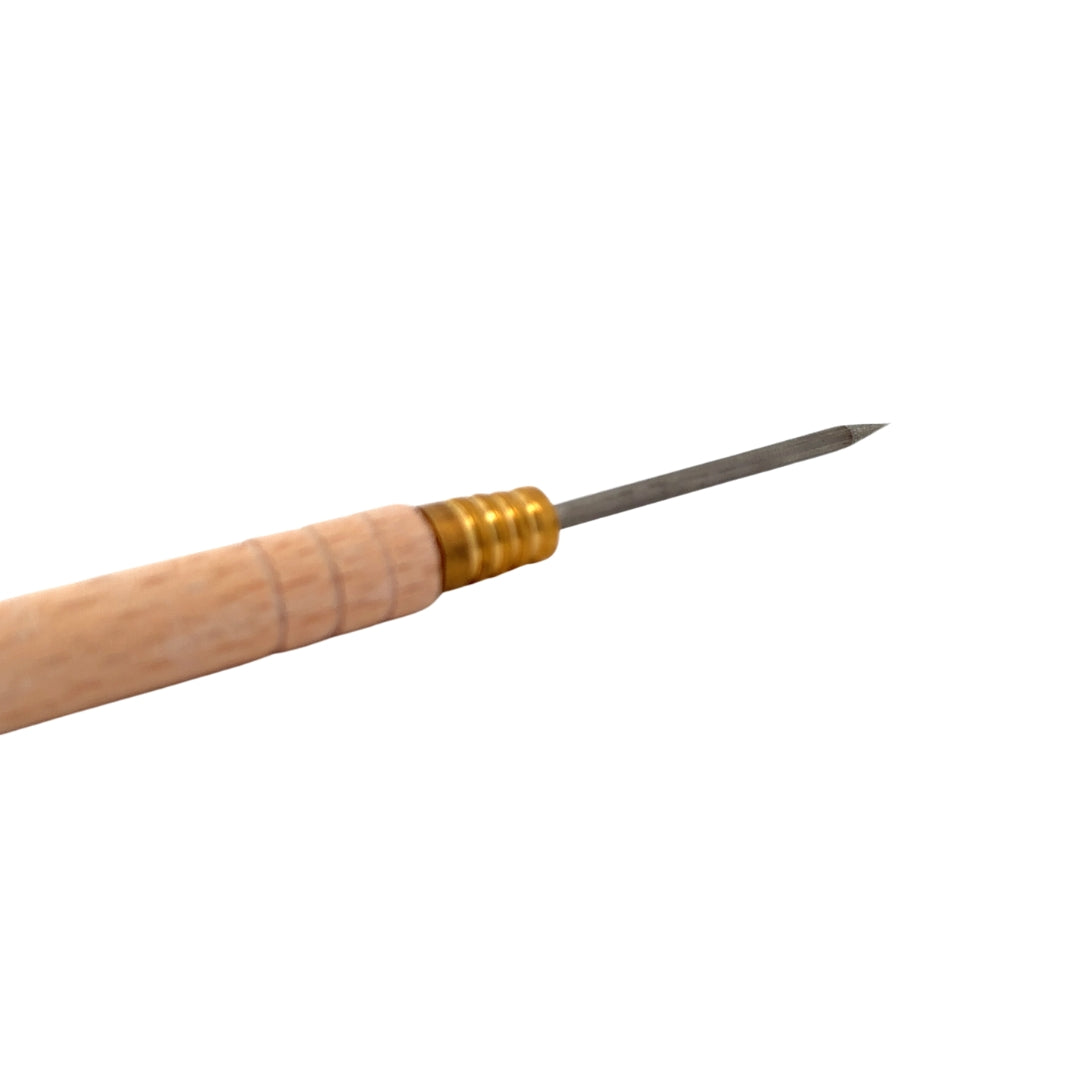Large 3MM Titanium Solder Pick With Wooden Handle - Clay Revolution