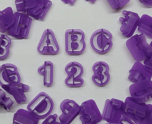 Alphabet, Numbers, and Symbols Cutters