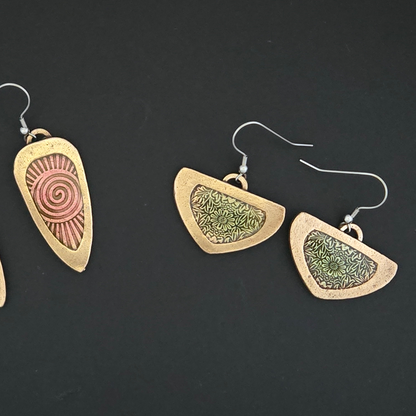 Mixed Metal Alchemy Earrings with Michael Marx 2-1-27 Tucson