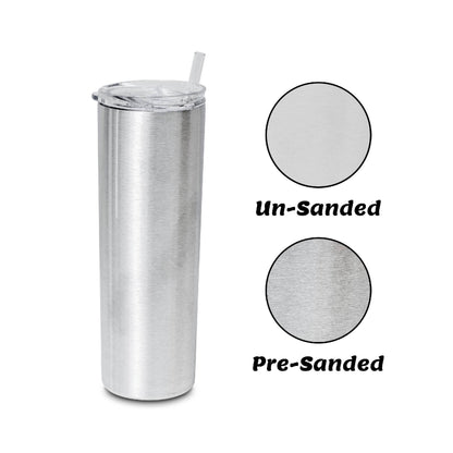 Pre-Sanded 20oz Skinny Tumbler - Clay Revolution