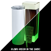 Laden Sie das Bild in den Galerie-Viewer, 20oz Skinny Glow In The Dark, Green