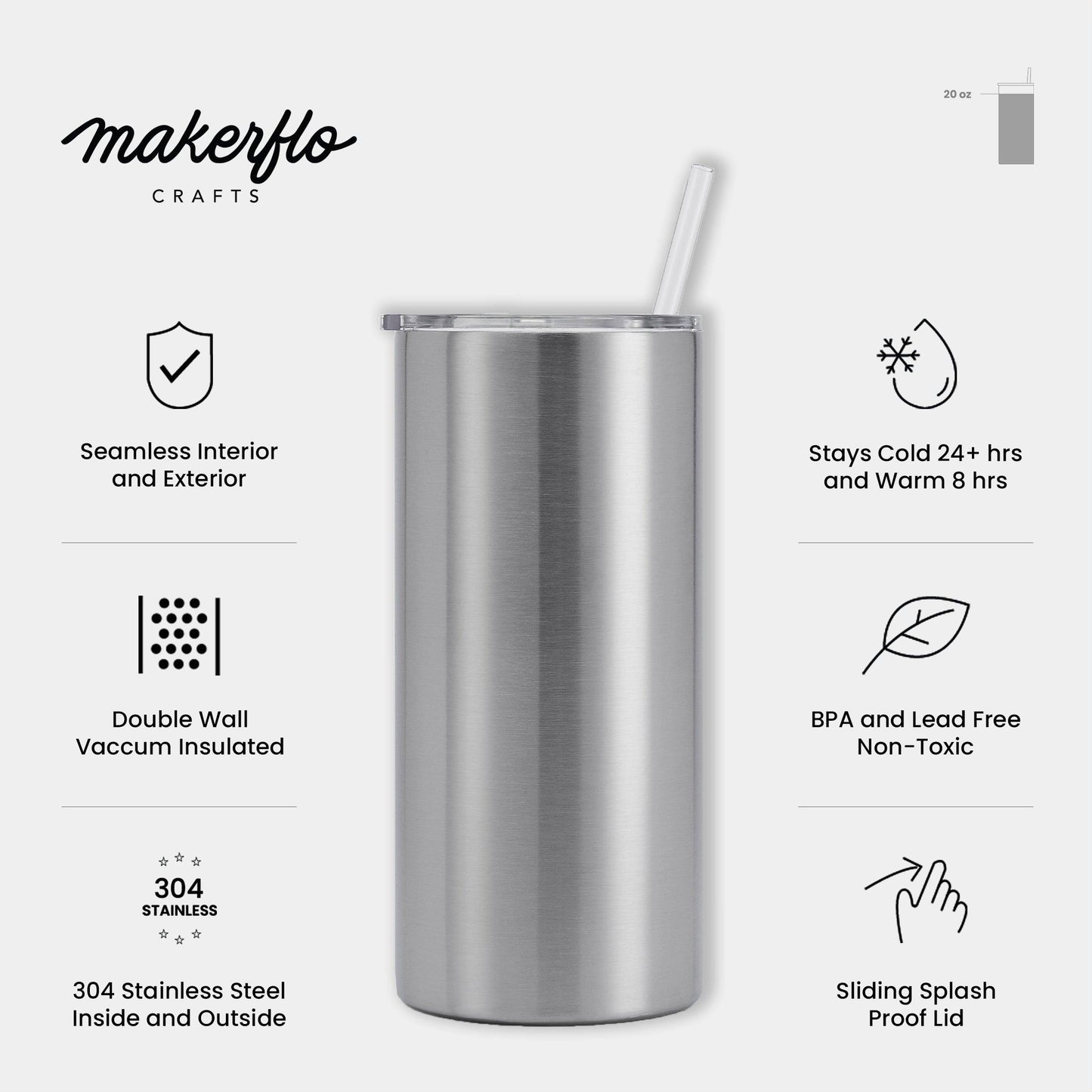 20oz Thick Tumbler - Clay Revolution