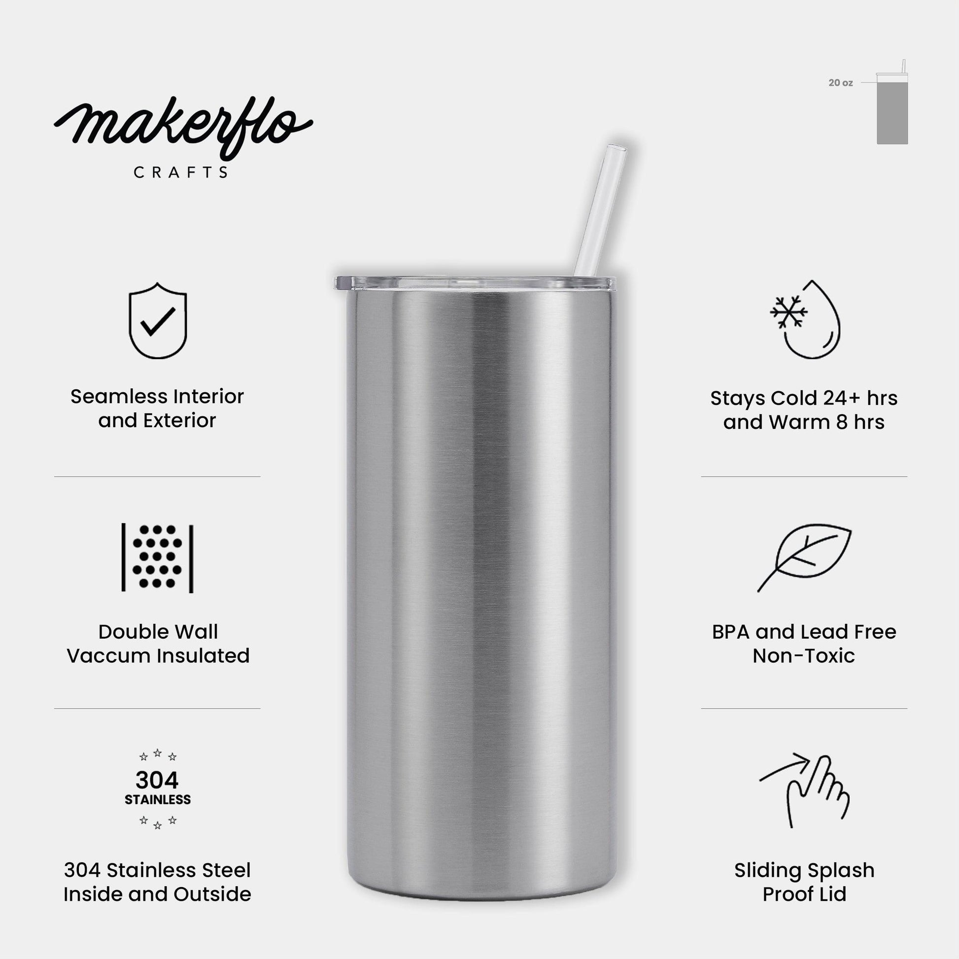 20oz Thick Tumbler - Clay Revolution
