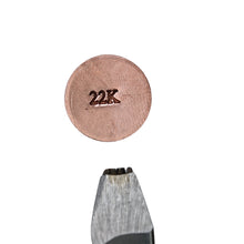 Cargar imagen en el visor de la galería, Jewelers Metal Stamp, Hardened Steel, Hallmarking